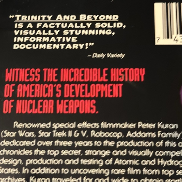 ๐ผ THE ATOMIC BOMB MOVIE ๐ฟ VHS _good condition. Tested & Approved! Documentary - Picture 8 of 9